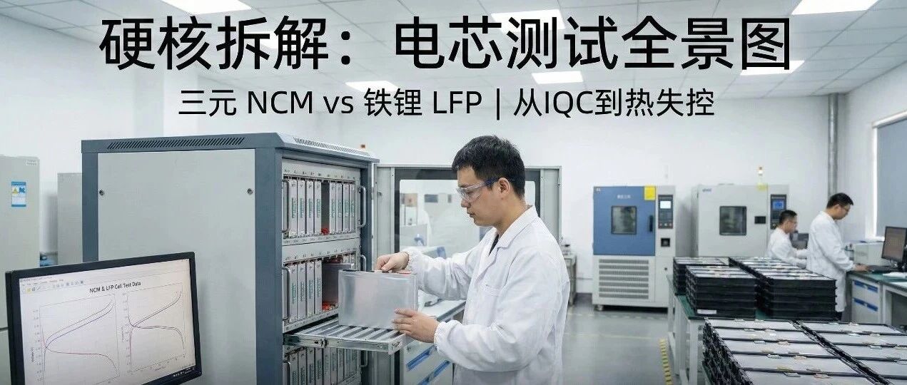 整车厂和Pack厂到底怎么测电芯？三元和铁锂各有什么讲究
