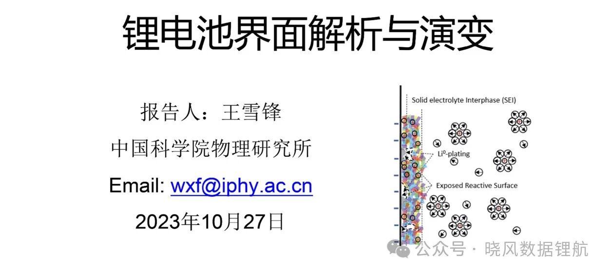 锂电池-原理-SEI膜的解析与演变