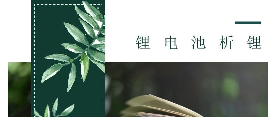 锂电池-知识-析锂